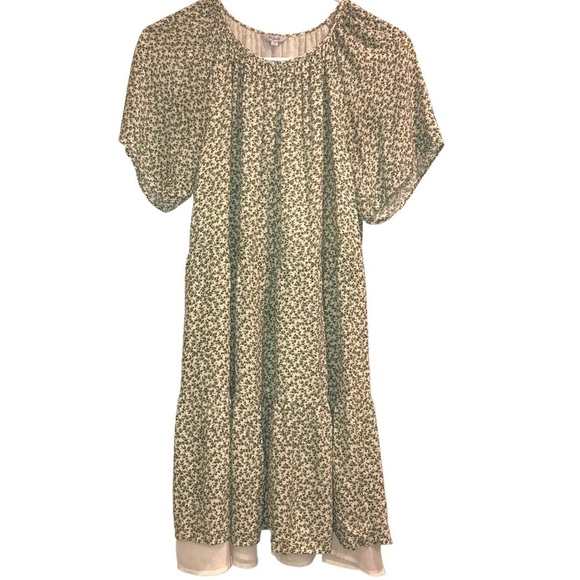 Rails Clarissa Green Garden Mini Micro Floral Dress - Picture 1 of 9